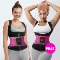 BOGO Cami Hot Waist Cincher + Pink Waist Trainer | Hot Shapers