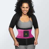 Cami Hot Waist Cincher With Sleeves + Pink Waist Trainer | Hot Shapers