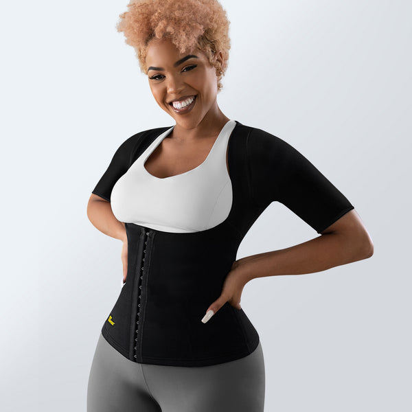 Cami Hot Waist Cincher With Sleeves | Hot Shapers